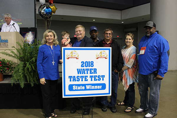 Leeds Water Works Wins Best Tasting Water | LWWB won the Best Tasting Water Award in March with Alabama Rural Water Association.  See photo from the conference and a picture from the May 21, 2018 where the Leeds Water Works Boars was recognized at the City Council meeting with a proclamation.